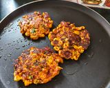 A picture of step 3 of Corn Fritters 🌽.