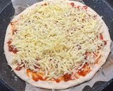 A picture of step 6 of Domino’s Meatball Pizza:.
