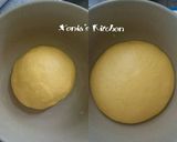 Foto langkah ke 3 dari resep Pumpkin Mantou / Mantau Labu Kuning Menul".