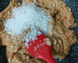 A picture of step 2 of WHEAT FLOUR HALWA (SHEERA).