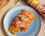 Foto del paso 5 de la receta: Tallarines con pimientos y aceitunas