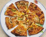 麵包：海鮮薄餅Pizza的食譜步驟7照片