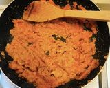 A picture of step 5 of Keema Curry with Black Garlic.