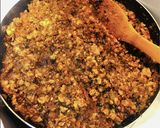 A picture of step 9 of Keema Curry with Black Garlic.