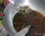 A picture of step 3 of Veg soupy Noodles.