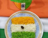 A picture of step 4 of Tricolour Rice.