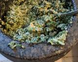 Wild Mustard garlic leaf and red dead nettle & wild onion dolmas recipe step 3 photo