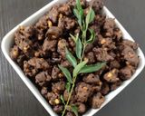A picture of step 5 of Finger millet pakodas.