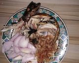 A picture of step 3 of Boiled cocoyam and Aubergine sauce.