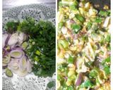 Foto del paso 2 de la receta: Pollo a la crema, con cebolla de verdeo y papines