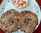 A picture of step 8 of Ragi Roti..