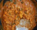A picture of step 7 of Veg kolhapuri.