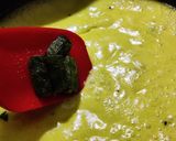 A picture of step 6 of Bhindi kadi and chawal.