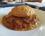 Foto del paso 5 de la receta: Timbal de verdura y carne abierto