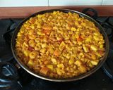 Foto del paso 4 de la receta: Arroz meloso con coliflor, sepia y bacalao