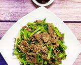 Hình bước làm 3 của món Thịt Bò Xào Rau Cần