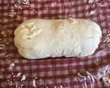 A picture of step 2 of California Farm Fresh Mozarella Cheese.