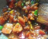 A picture of step 5 of Palak paneer Briyani.