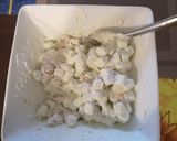 A picture of step 4 of Pistachio Marshmallow Fruit Dessert.