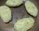 A picture of step 2 of Corn pea frankie.