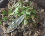 A picture of step 7 of Mutton white karahi.