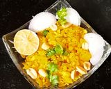 A picture of step 7 of Peri peri poha.