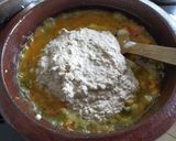 A picture of step 8 of Vegetable Kurma.