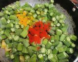 A picture of step 2 of Bhindi Aloo Ki Sabzi.