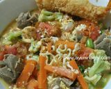 Foto langkah ke 4 dari resep Mie Bakso Kuah Sayuran.
