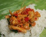 Foto langkah ke 4 dari resep Nasi Bakar Ayam Kemangi sederhana.