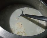 A picture of step 3 of Dalia kheer (broken wheat kheer).