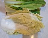 Foto langkah ke 2 dari resep Sayur siram tumis daging cincang.