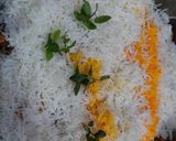 A picture of step 5 of Sindhi Biryani.