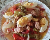 Foto del paso 5 de la receta: Ensalada de pimientos, tomate, berenjena, cebolla, calabacín
