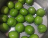 عکس مرحله 1 از دستور ترشک گوجه سبز و زرشک