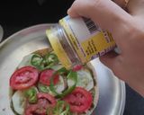 A picture of step 3 of Chapati Sandwich.