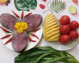 Hình bước làm 1 của món Bún cá cờ