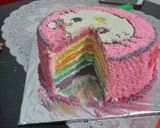 Foto langkah ke 4 dari resep Rainbow Cake.