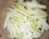 Foto langkah ke 2 dari resep Sayur Tempe dan Labu Siam Tauco Santan.