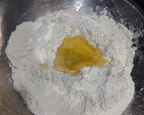 A picture of step 1 of Mathri.