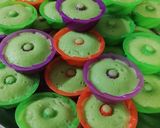 Foto langkah ke 4 dari resep Bolu pandan keju.