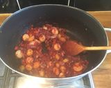 A picture of step 6 of Italian Tomato Stew with Kale and Cannelini beans.