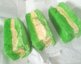 Foto langkah ke 12 dari resep Kue Bolu Lapis Kukus Pandan.