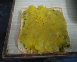 A picture of step 2 of Potato toast Sandwich.