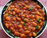 A picture of step 4 of White Dry Lima Beans in Red Gravy (Butter Beans).