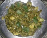 A picture of step 6 of Mooli ki bhujiya.