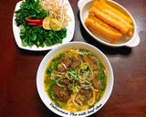 Hình bước làm 4 của món Phở bò sốt vang