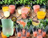 A picture of step 1 of Sunset Mocktail.