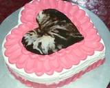 Heart shape cake with cocktail filling recipe step 12 photo