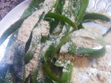 तोरी के छिलके के छल्ले (Tori ke chilke ke chhalle recipe in Hindi)